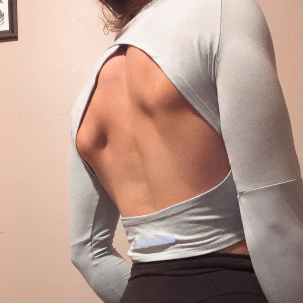 GYMSHARK Backless Longsleeve